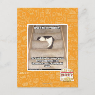 Gesetze zur Wahrscheinlichkeit des Kitts Postkarte