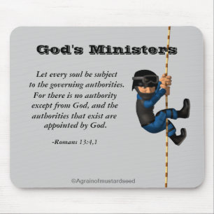 Gesetzesvollstreckung Gottes Minister Mousepad