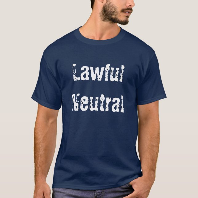 Gesetzliche neutrale Person T-Shirt (Vorderseite)