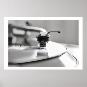 Gesetzt dieser Nadel auf die Aufzeichnung Poster