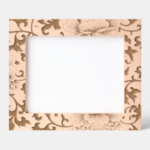 GESETZTE BILDERRAHMEN JAPANISCHES BLUMENPATTER GEÄTZTE RAHMEN