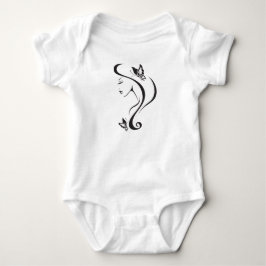Gesicht Art Design Baby Bodysuit Strampler