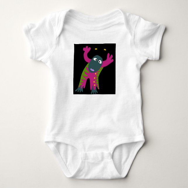 gesicht baby strampler (Vorderseite)