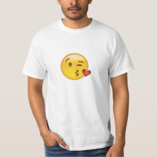 Gesicht, das einen Kuss Emoji wirft T-Shirt