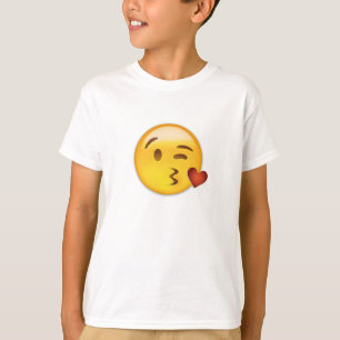 Gesicht, das einen Kuss Emoji wirft T-Shirt