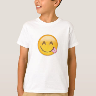 Gesicht, das köstliche Nahrung Emoji Savouring is T-Shirt