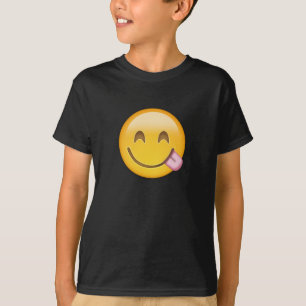 Gesicht, das köstliche Nahrung Emoji Savouring is T-Shirt