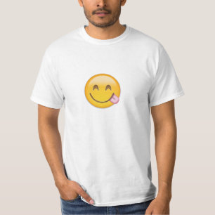 Gesicht, das köstliche Nahrung Emoji Savouring is T-Shirt