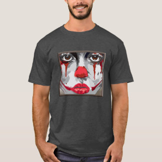 Gesicht der T-Shirts eines Clowns