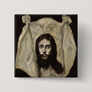 Gesicht des Christus Button