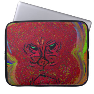 Gesicht einer Flamme Laptop-Hülle Laptopschutzhülle
