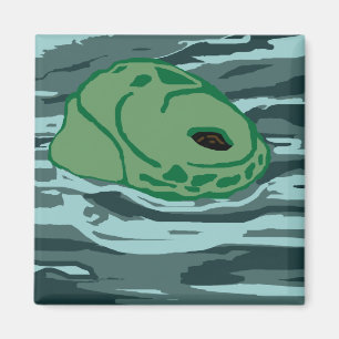 Gesicht eines Honu Magneten Magnet