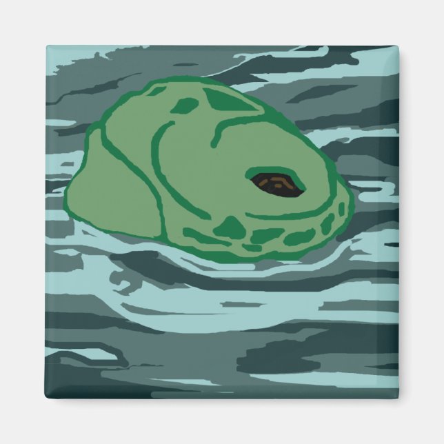 Gesicht eines Honu-Magneten Magnet (Vorne)