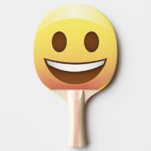 Gesicht Emoji Klingeln Pong Paddel-Sommer-Spaß Tischtennis Schläger