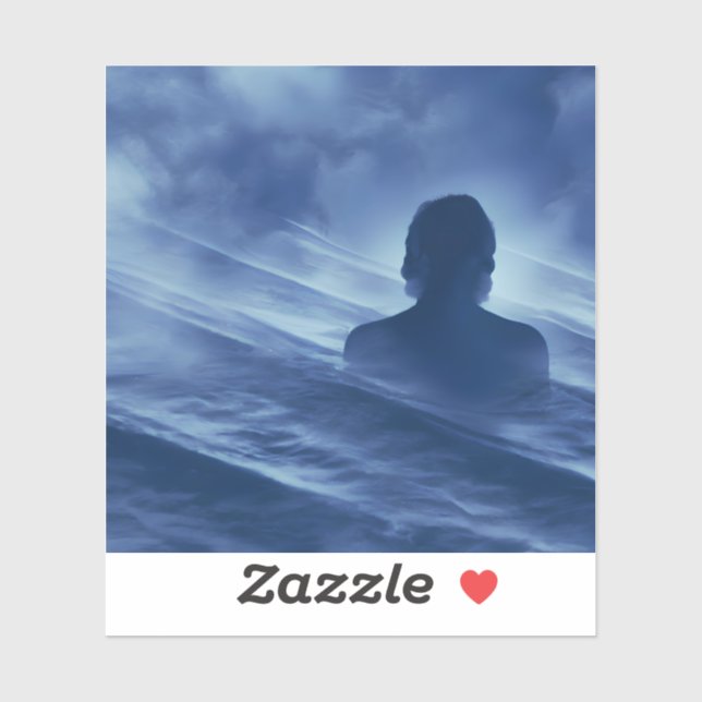 Gesicht es allein aufkleber (Blatt)