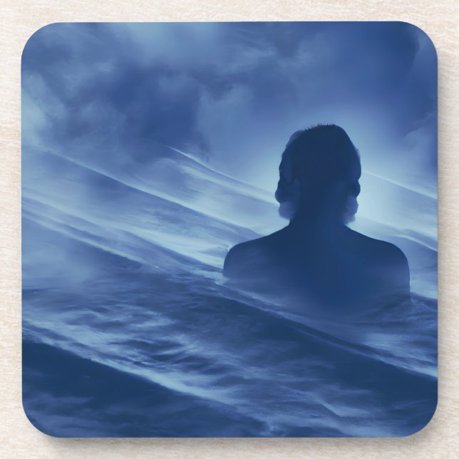 Gesicht es allein getränkeuntersetzer (Vorderseite)