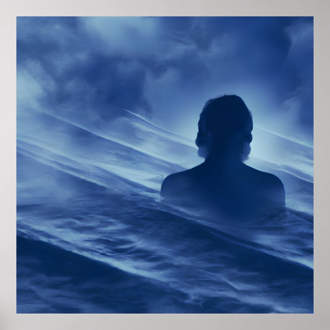 Gesicht es allein poster (Vorne)