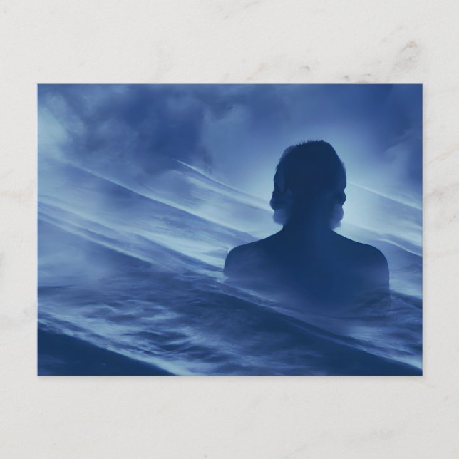 Gesicht es allein postkarte (Vorderseite)