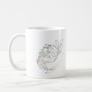 Gesicht Geschenk einfache künstlerische Gestaltung Kaffeetasse