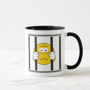 Gesicht im Gefängnis Tasse