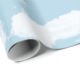 Gesicht in den Wolken Geschenkpapier