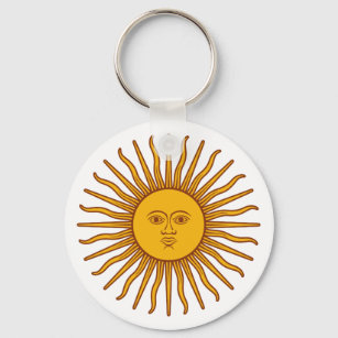 Gesicht in der Sonne - Sonnenschein Schlüsselanhänger