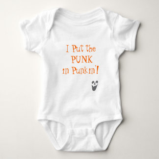 Gesicht-jackolantern, setzte ich den PUNK in Baby Strampler