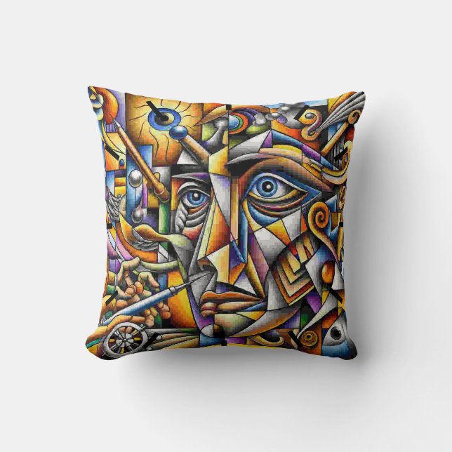 Gesicht Kissen (Vorderseite)