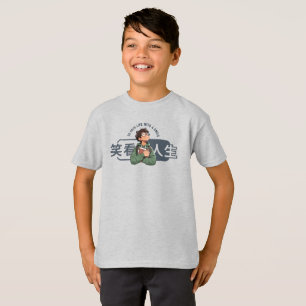 Gesicht Leben mit einem Lächeln (2) Kinder T-Shirt