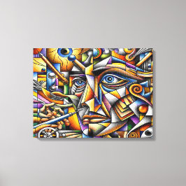 Gesicht Leinwanddruck