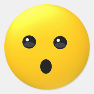 Gesicht mit offenem Mund emoji Aufkleber