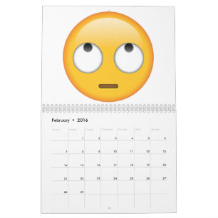 Gesicht mit rollenden Augen - Emoji Kalender