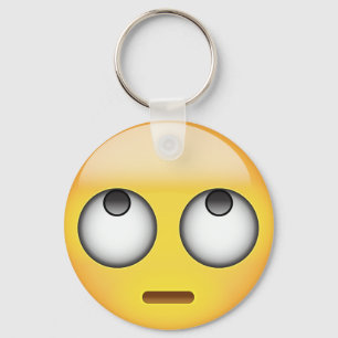 Gesicht mit rollenden Augen Emoji Schlüsselanhänger