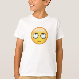 Gesicht mit rollenden Augen Emoji T-Shirt