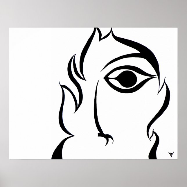 Gesicht Poster (Vorne)