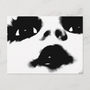 Gesicht  postkarte