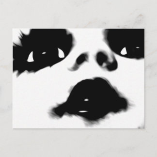 Gesicht postkarte
