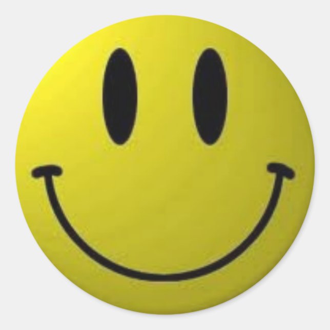 Gesicht Runder Aufkleber (Vorderseite)