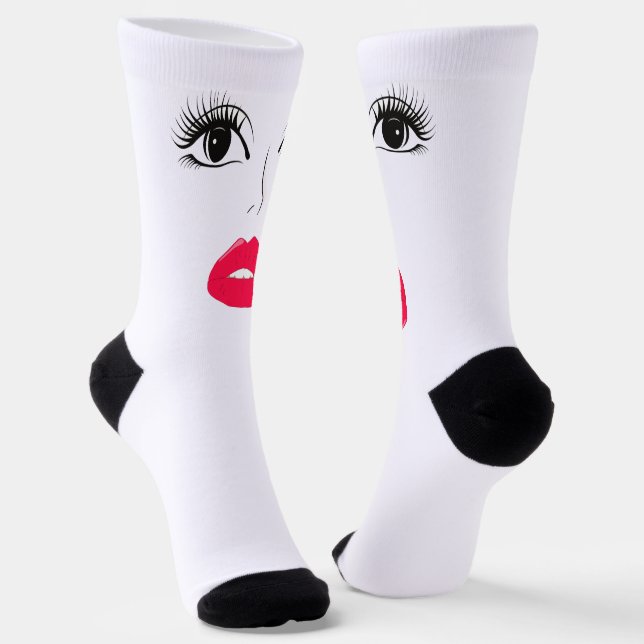 GESICHT SOCKEN (Gewinkelt)