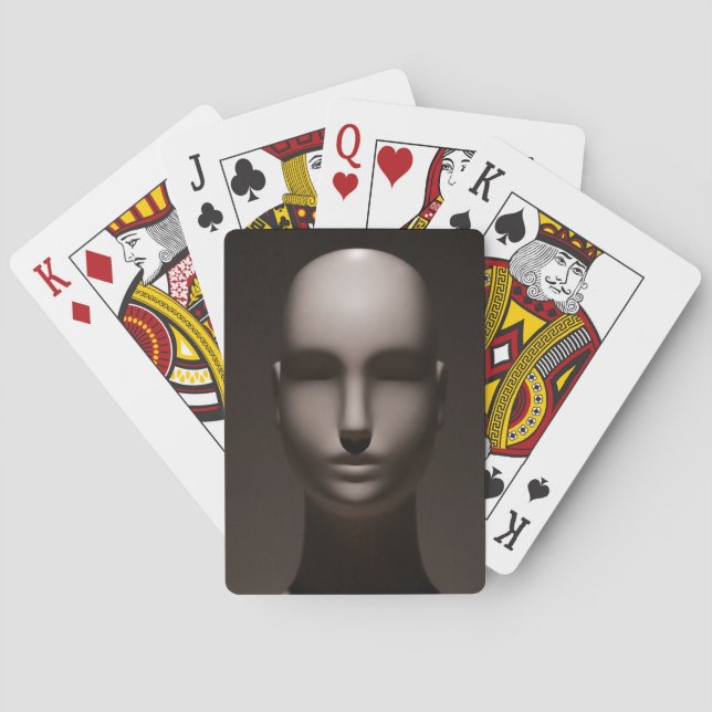 Gesicht Spielkarten (Rückseite)