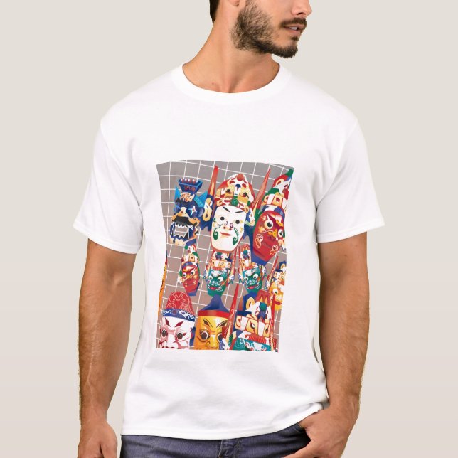 Gesicht T-Shirt (Vorderseite)
