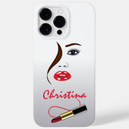Gesicht und Lipstick Kiss Mirror Xtreme Case-Mate iPhone Hülle