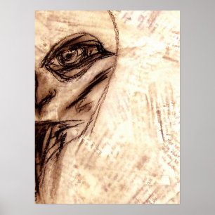 Gesicht unter dem Gesicht 2 Poster