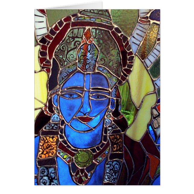 Gesicht von Vishnu Karte (Vorne)