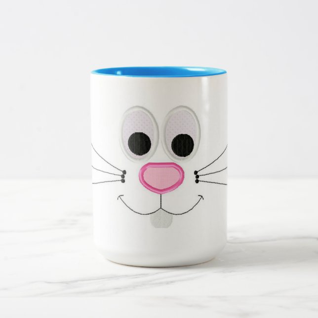 Gesicht Zweifarbige Tasse (Mittel)