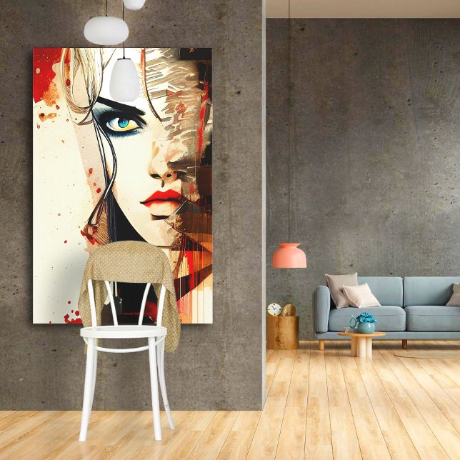 Gesichter - 002 leinwanddruck (Von Creator hochgeladen)