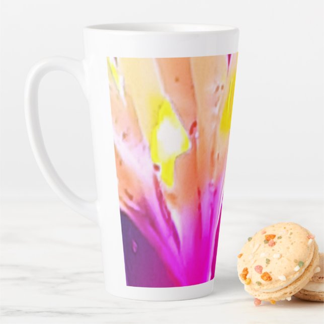 Gesichter auf einer Latte-Tasse Milchtasse (Beispiel)