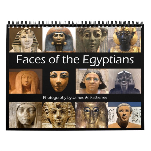 Gesichter der Ägypter Kalender (Titelbild)