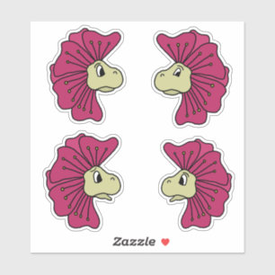 Gesichter der Blume Aufkleber