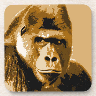 Gesichter des Gorillas Getränkeuntersetzer
